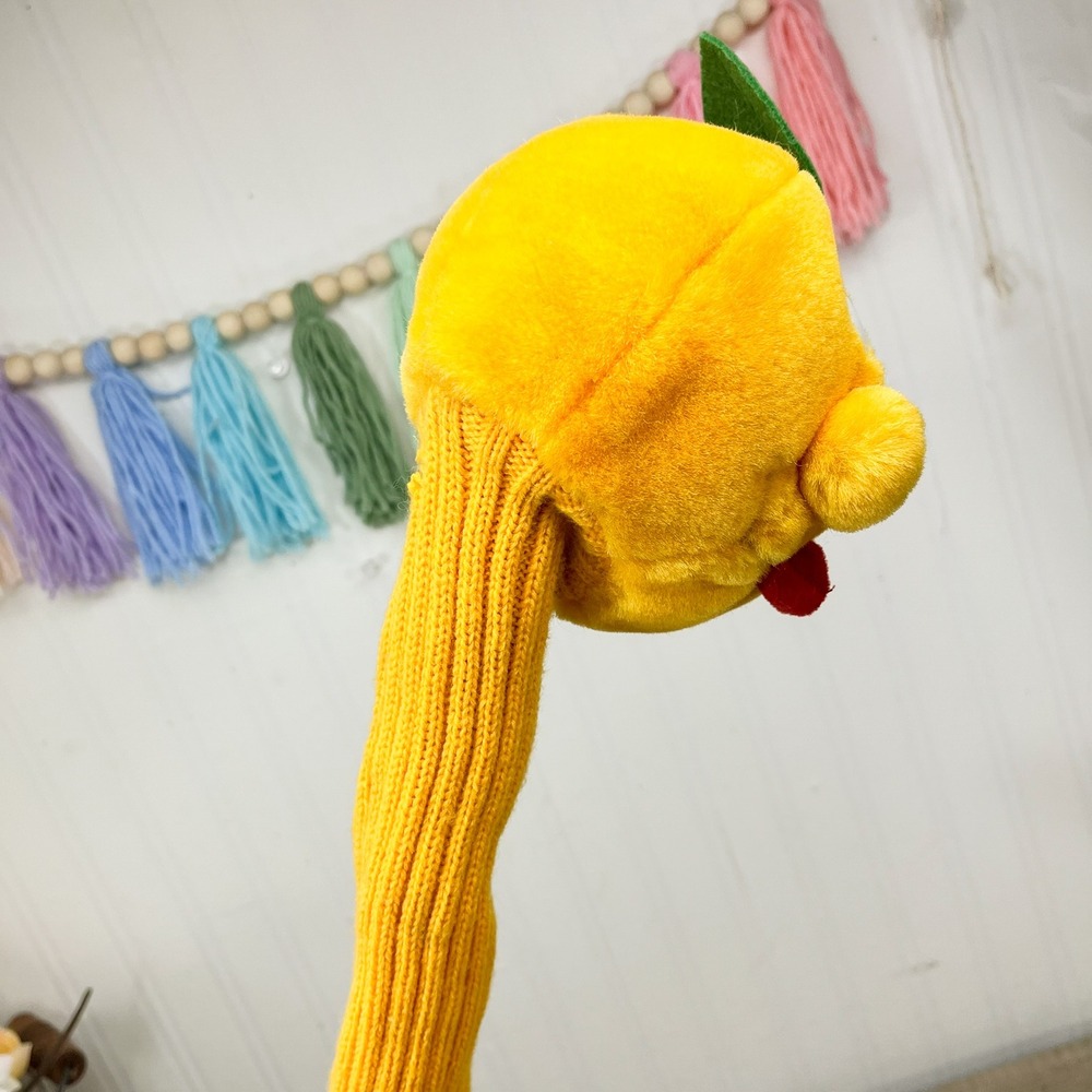 Vintage Masters Sports Co Orange Fruit Plush Golf Club Head Cover Novelty Derpy - Picture 10 of 11